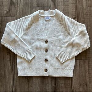 Old Navy Shaker-Stitch Cardigan NWT Size XS Multi-White